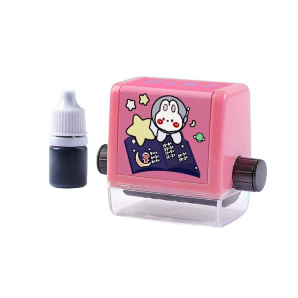 MMLUCK Subtraction Teacher Supplies Student Stationery Division Within 100 Math Calculate Arithmetic Stamp Math Practice Roller Number Rolling Stamp