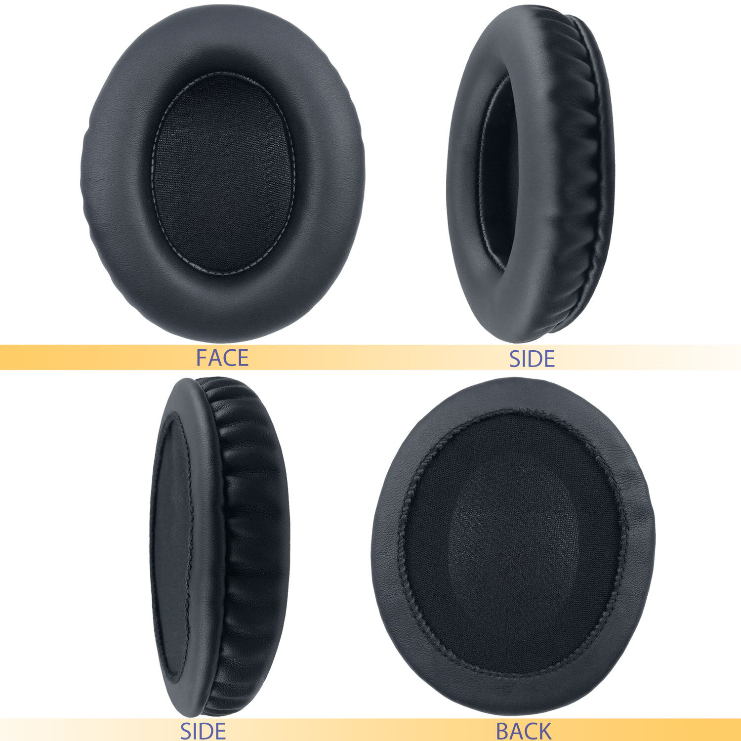 DEERVEER Replacement Earpad For HyperX Cloud Silver,II, Alpha,Alpha PRO,Alpha S Headphones Thicken Memory Foam Cushions Headband