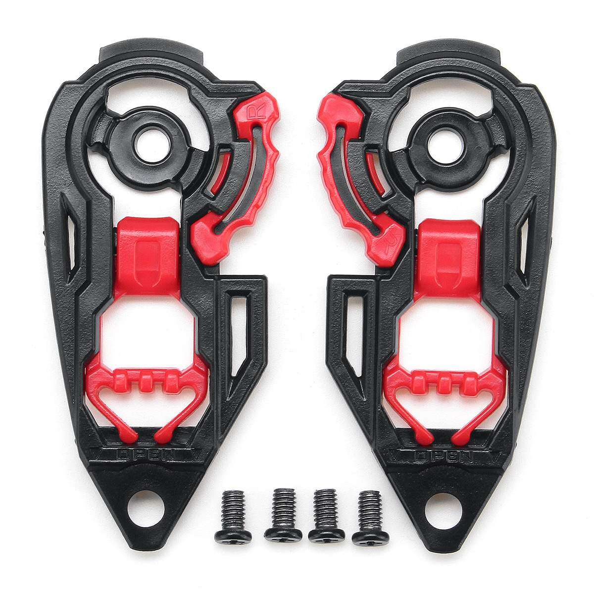 Pair motorcycle helmet visor shield gear base plate lens holder for agv k1 k3sv k5 / k3 k4