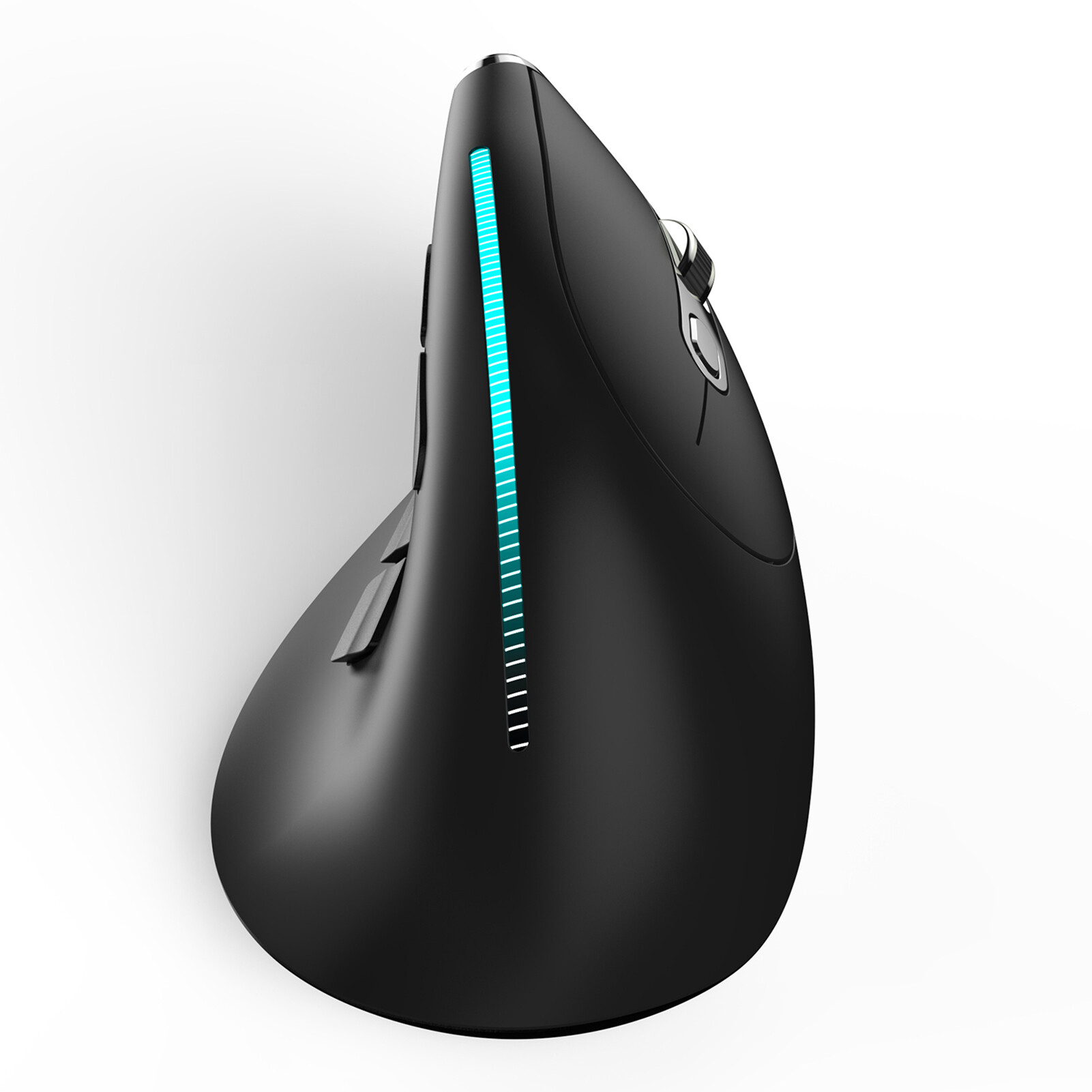 ZELOTES Chuột Bluetooth F-36 G Dọc Không Dây 2.4 Chuột Chơi Game 5 DPI Lập Trình 8 Phím Có Đèn Đủ Màu Tích Hợp Pin Lithium 730Mah Màu Đen