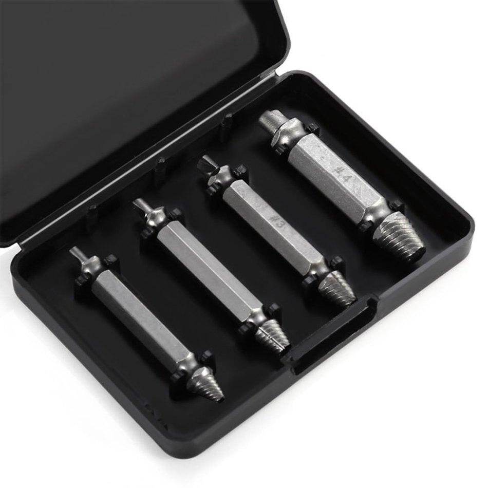 4 Chiếc Bộ Dẫn Hướng Mũi Khoan Tháo Vít Hư Hỏng Dụng Cụ Tháo Vít Tháo Ốc Vít Tháo Nhanh