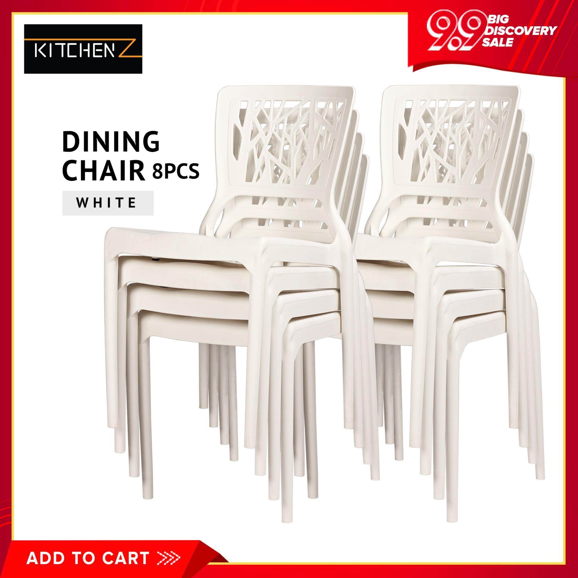 Pre Order 9 9 Deals 3v Modern Stackable Dining Plastic Chair Iz 701 8 Pcs 6 Colours Available
