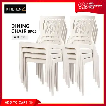 Pre Order 9 9 Deals 3v Modern Stackable Dining Plastic Chair Iz 701 8 Pcs 6 Colours Available