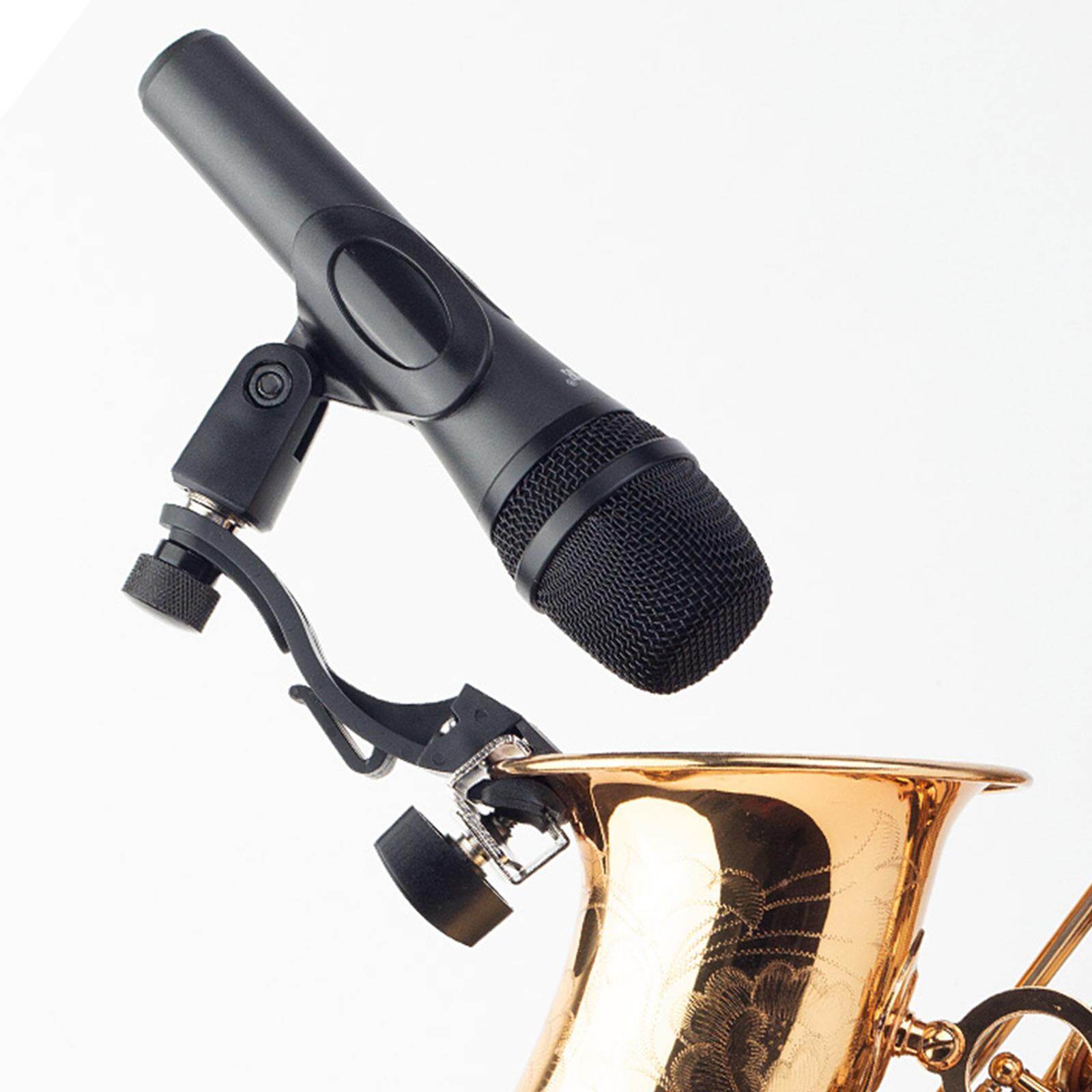 Moon Pomelo Drum Microphone Clip for 6"-18" Diameter Drums Shockproof Mount for Studio