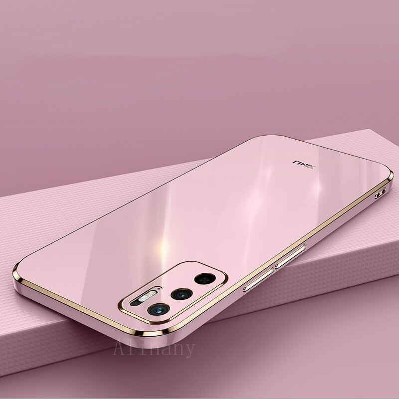Xiaomi Redmi Note 10 5G Case Shockproof Soft Silicone Electroplating Back Cover Case Redmi Note10 5G Phone Casing