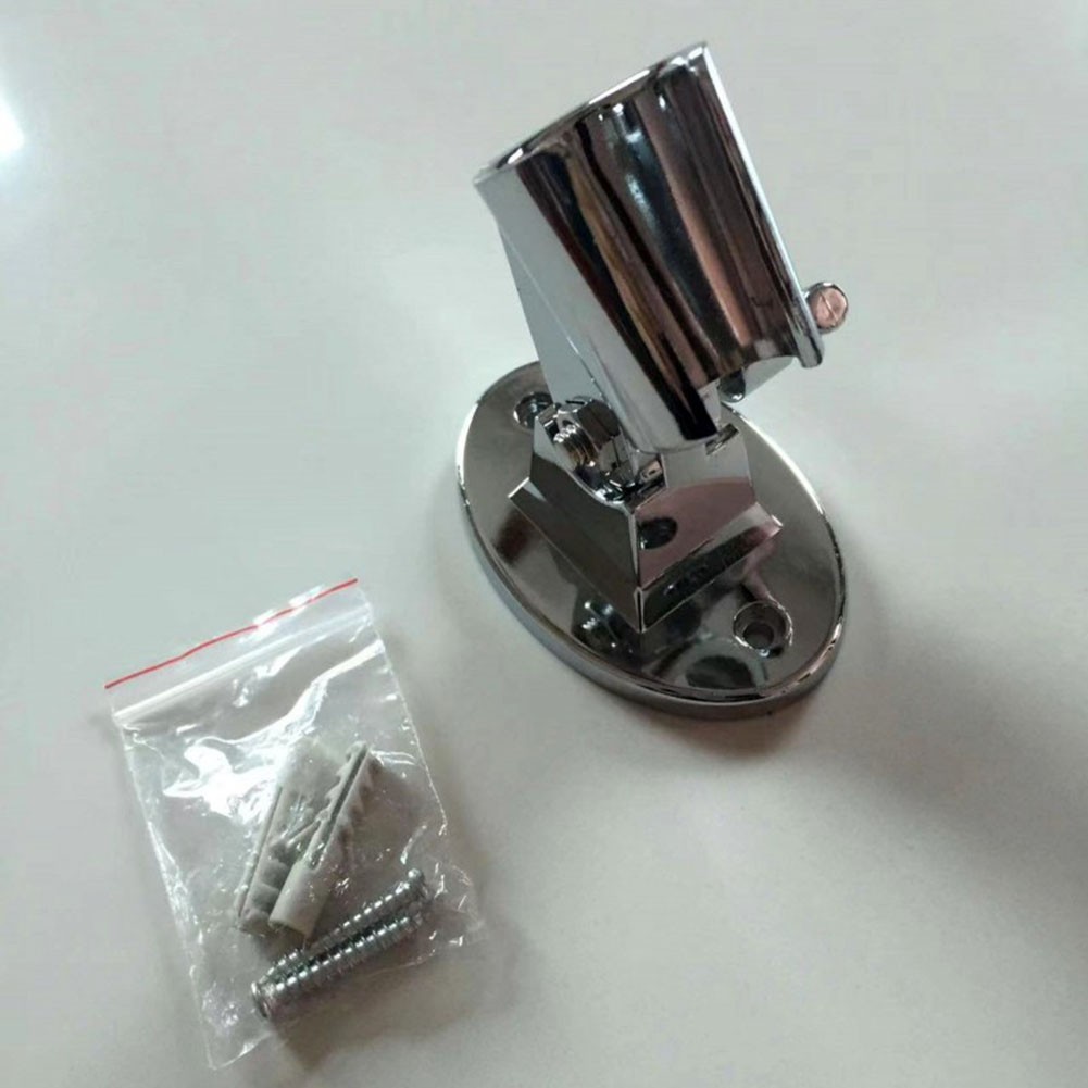 Shower Holder Adjustable Shower Sprinkler Holder Fixed Base Perforated Universal Microphone Holder Seat