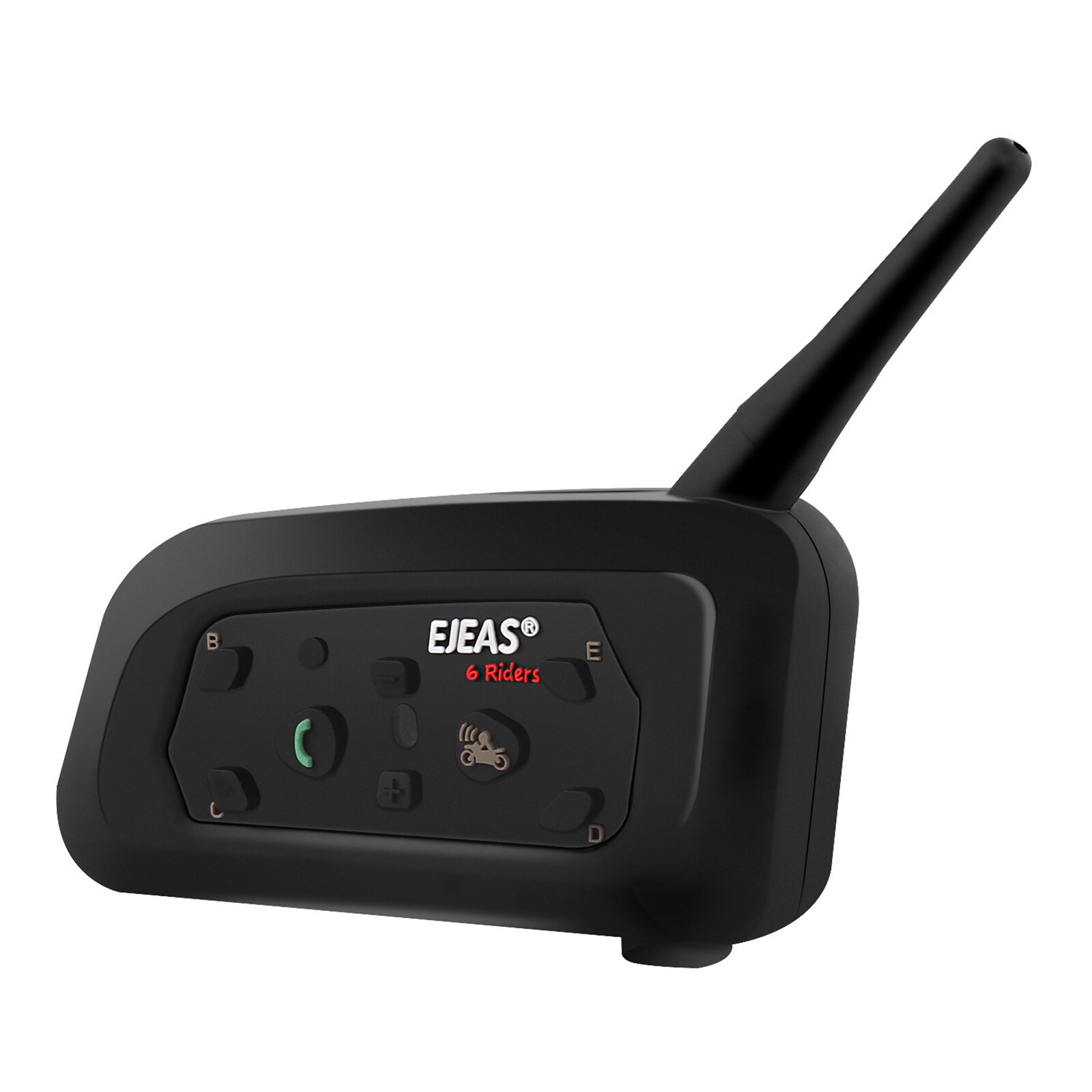 EJEAS V6 Pro Motorcycle Helmet Intercom 1200M Duplex Interphone Headset ...