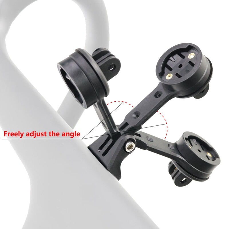 Adjustable Computer Mount,MTB Bike Bicycle Light Extended Mount,for Madone SLR Handlebar,for Garmin Wahoo Bryton Gopro