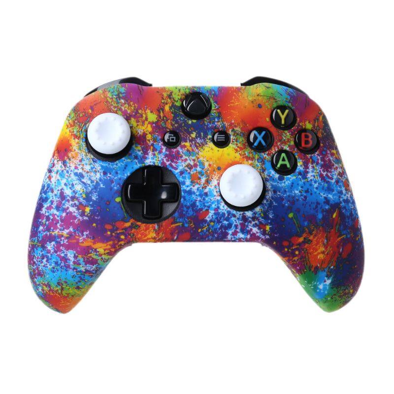 1Set Silicone Protective Skin Case Cover Grips Cap for XBox One X S Controller Protector Gaming Accessories