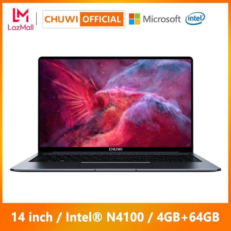 【CHUWI OFFICIAL】LapBook Pro Laptop / 14 Inch 1920*1080 / Intel® N4100 CPU / Genuine Windows 10 / Backlit Keyboard / 4GB+64GB / Dual Band WiFi / 1 Year Warranty Thin Notebook Computer PC