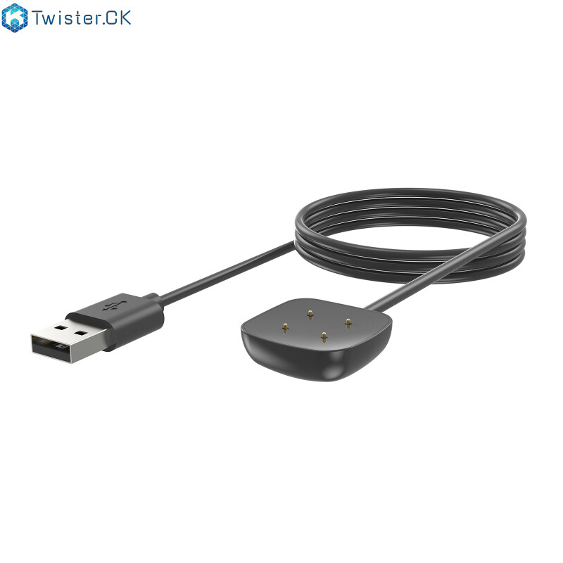 Bộ Chuyển Đổi Đế Sạc Đồng Hồ Thông Minh Cáp Sạc Usb Từ Tính Dây Nguồn Tương Thích Cho Fitbit Versa 4/3 Sense 2/1