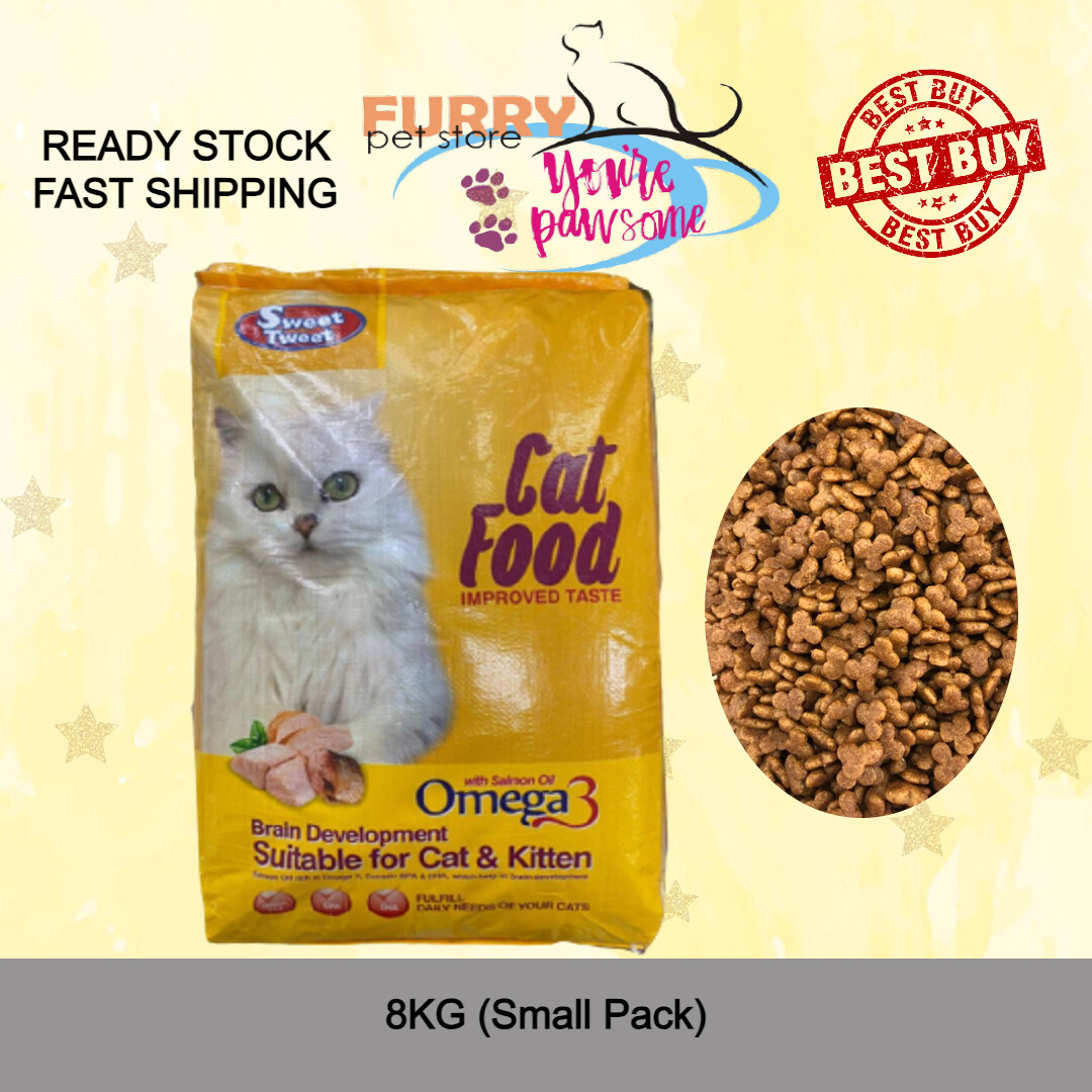 Sweet Tweet Cat Food 8kg - (Hair & Skin With Salmon Oil)( All Life Stage) |  Lazada