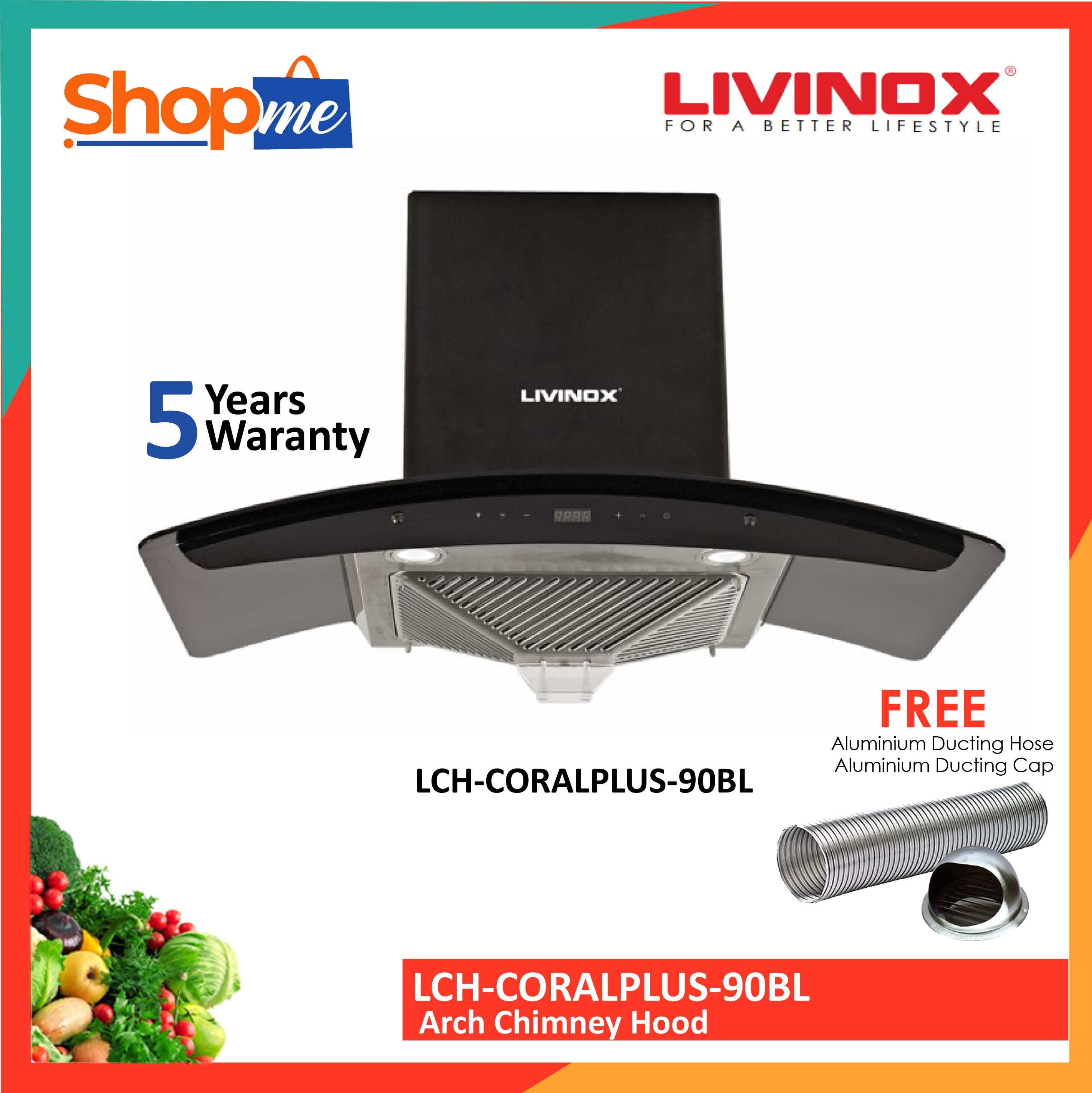 LIVINOX Special Duo Package CORALPLUS Cooker Hood + Cooker Hob BuiltIn