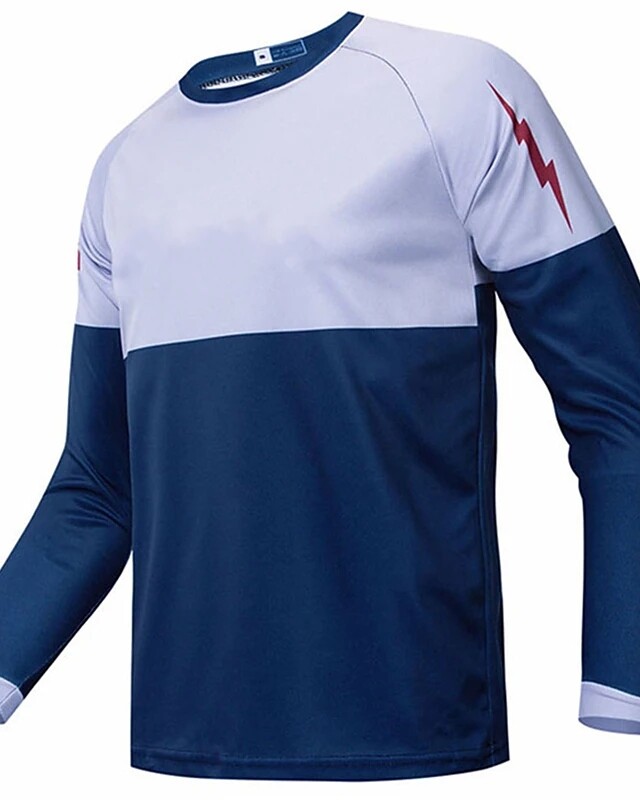 mens long sleeve mountain bike jersey