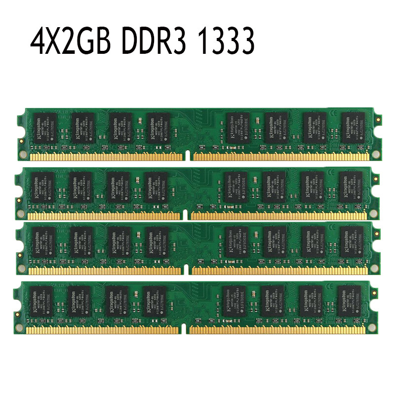 Unfavorable carriage Rise 8GB (4X2GB) DDR3 1333MHz PC3-10600U For Desktop PC DIMM Memory RAM  compatible with DDR3 1066MHz PC3-1066U | Lazada PH
