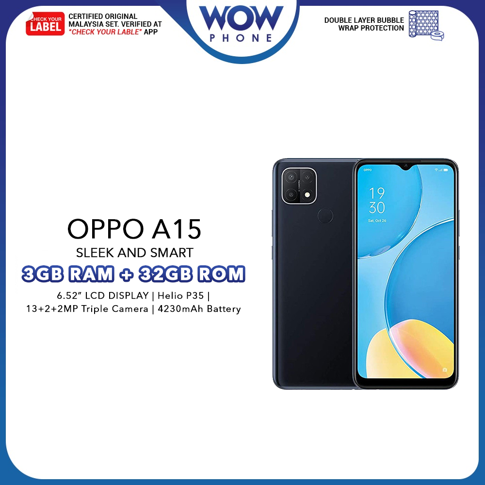 Spesifikasi dan harga Oppo A15 di Malaysia - TechNave BM