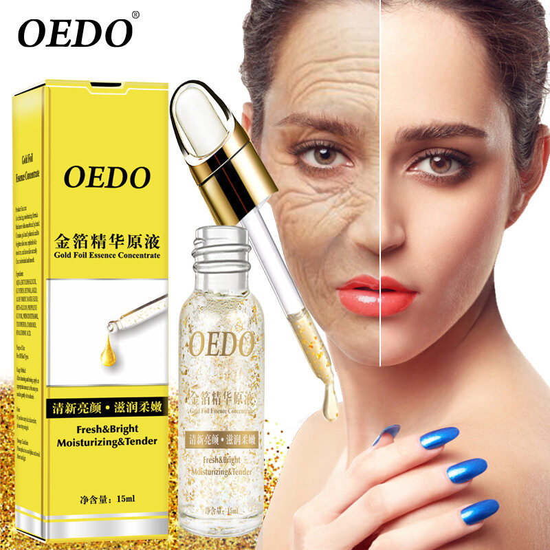 Oedo 15 Ml Gold Serum Asam Hialuronat Hidratante Wajah Esens Serum Anti Keriput Menua Whitening Lifting Wajah Perawatan Kulit