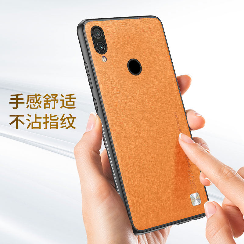 Casing for Redmi Note 7 Pro Note7 Case Plain Skin Leather Cover Xiaomi Redmi Note 7Pro Soft Bumper Shockproof Coque