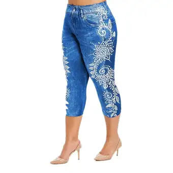 plus size capri trousers