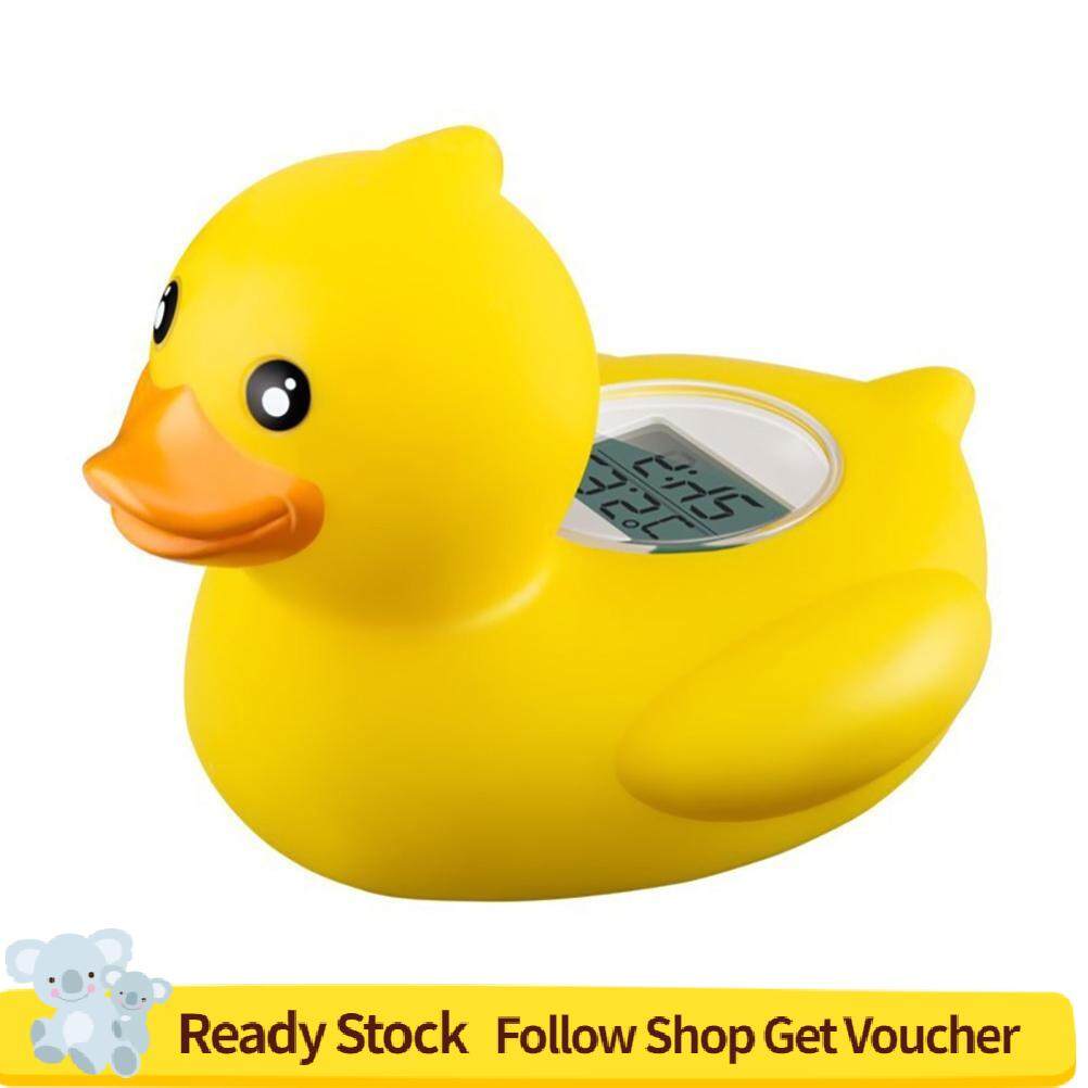 Baby Bathing Thermometer Digital Cartoon Duck Water Sensor Safety Floating Toy 