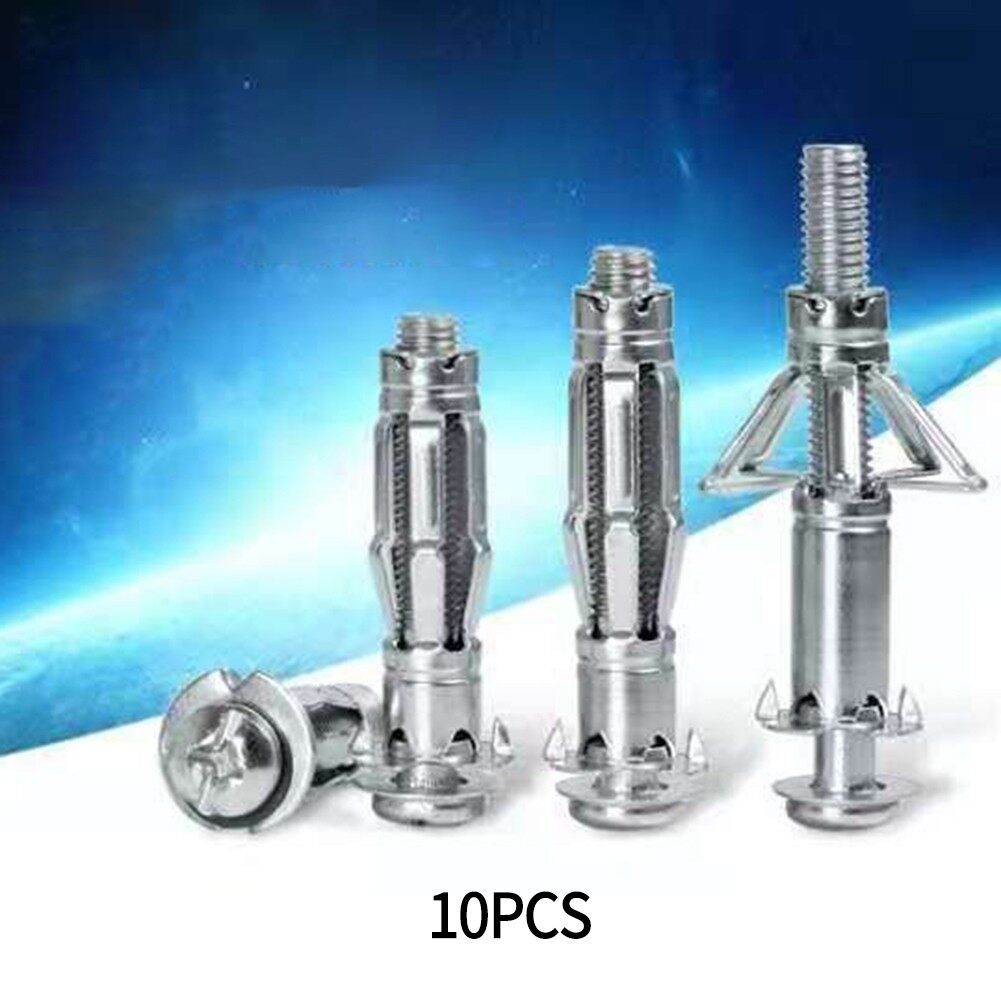 10Pcs Metal Heavy Duty Cavity Anchor Plaster Board Cavity Wall Anchors Plug Fixing Lazada