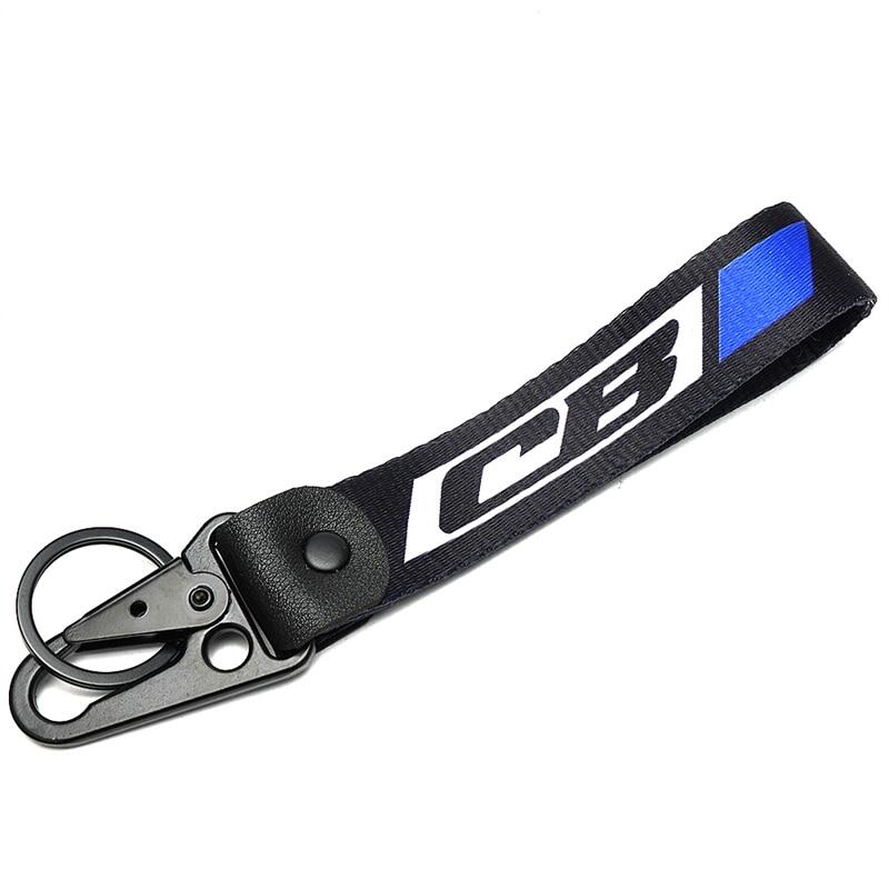 Universal For HONDA CB650R 2022 2023 CB500X CB500F CB125R CB300R CB1100 2022 Motorcycle Key Cover Case Shell Embroidery Badge Keyring