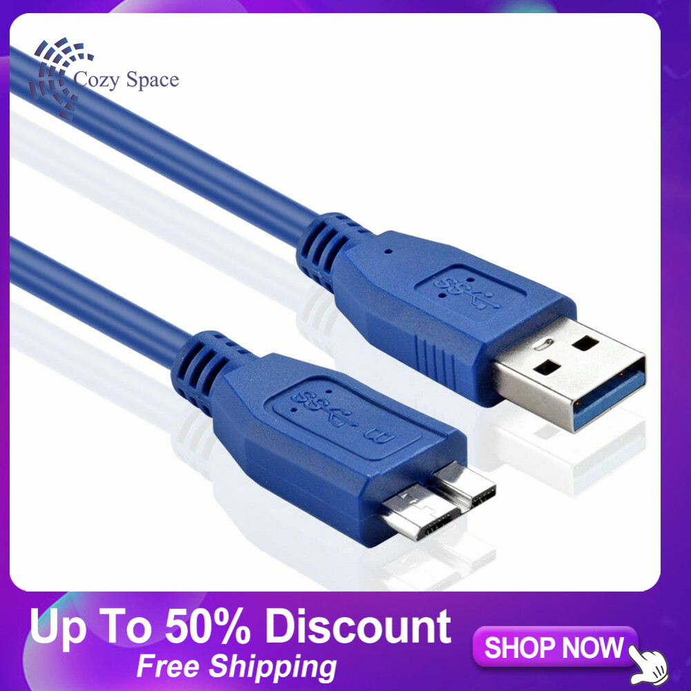【Cozyy Space】DOONJIEY USB 3.0 Male Type A to Micro B Cable Cord for External Hard Drive HDD