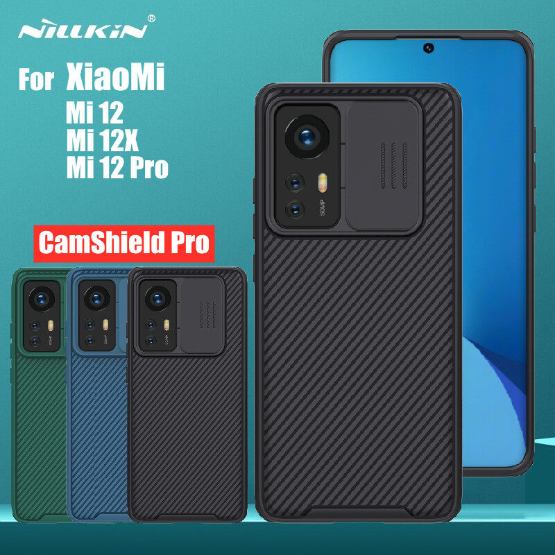 Case for xiaomi 12 12x mi 12 pro 12pro case nillkin camshield pro case slide camera protect privacy back cover case