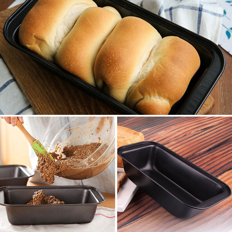 Houseeker Khuôn làm bánh bằng thép carbon chống dính hình chữ nhật - intl