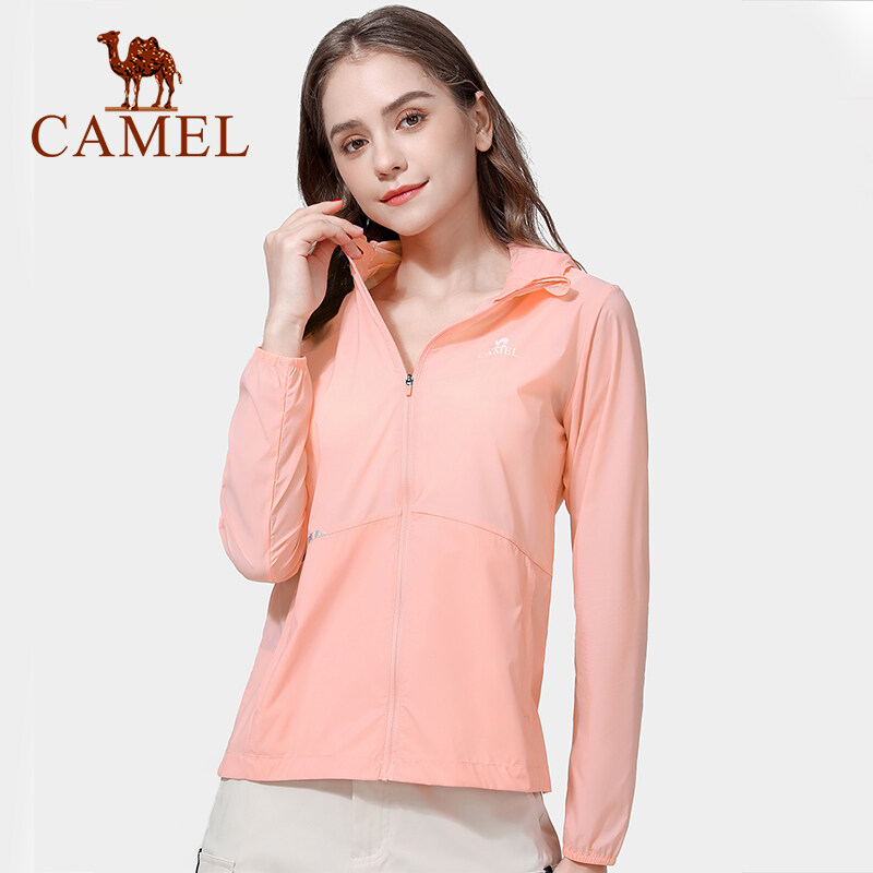 Quần áo chống nắng ngoài trời lạc đà, quần áo chống nắng câu cá chống tia cực tím mỏng thoáng khí cho nữ thể thao