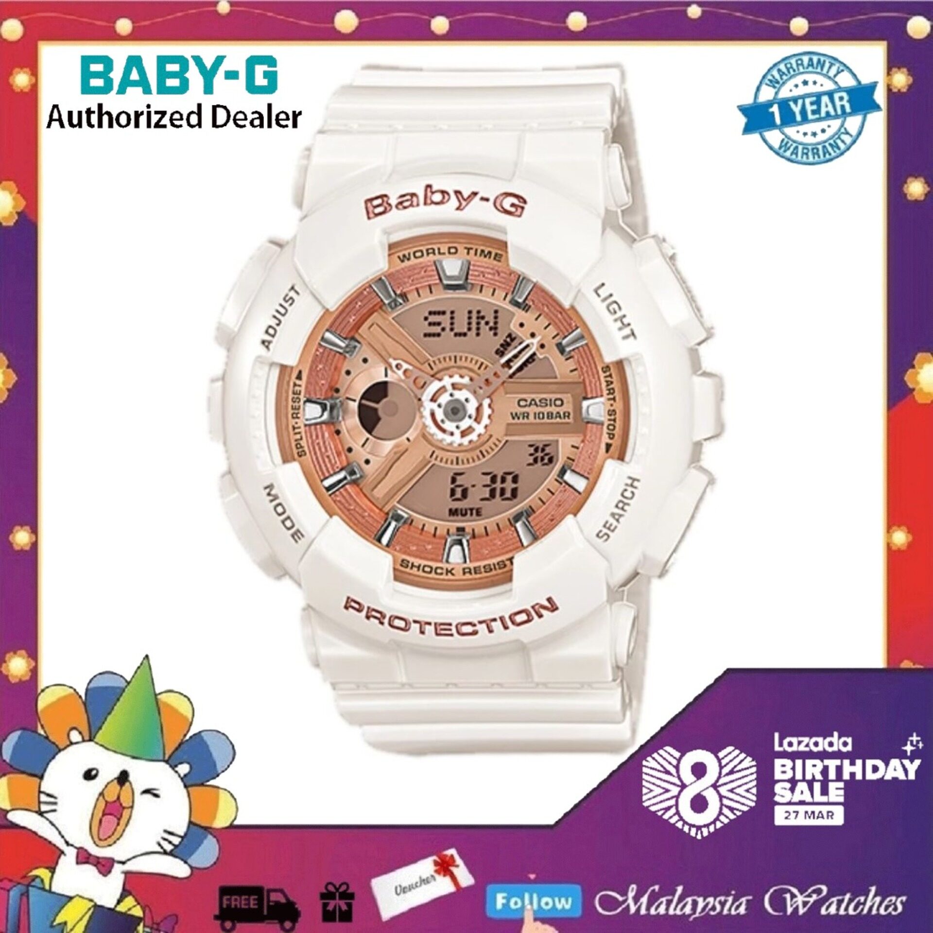 lazada casio baby g