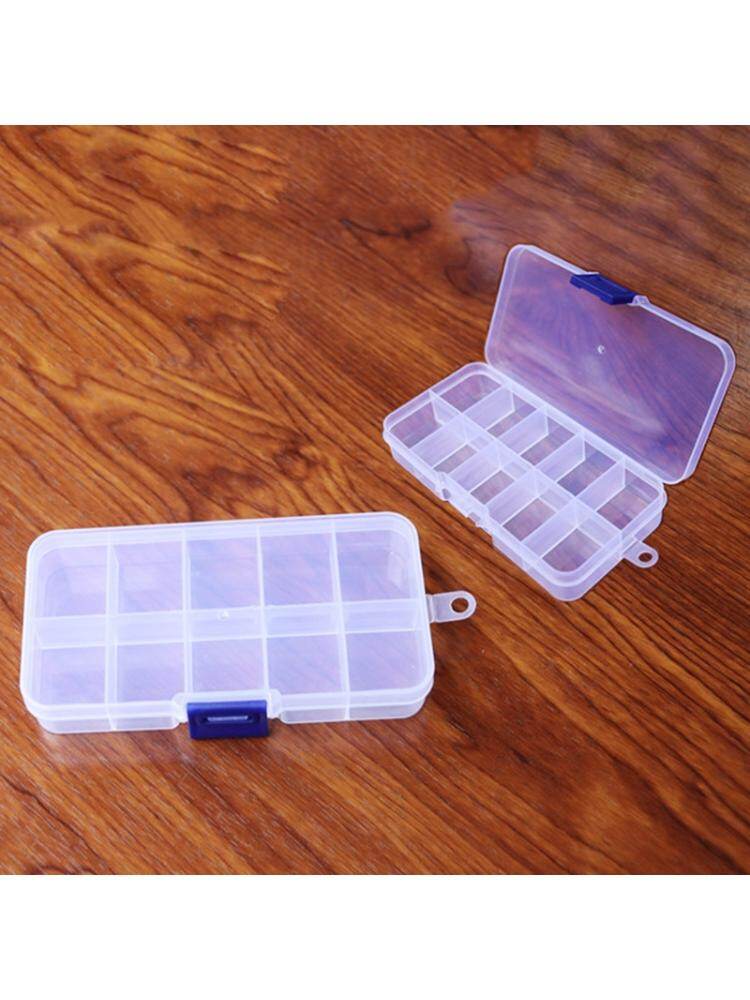 10 Grid Storage Box Plastic Single Compartment Size Adjustable Jewelry Organizer Container for Case Organizer Boxes Tool