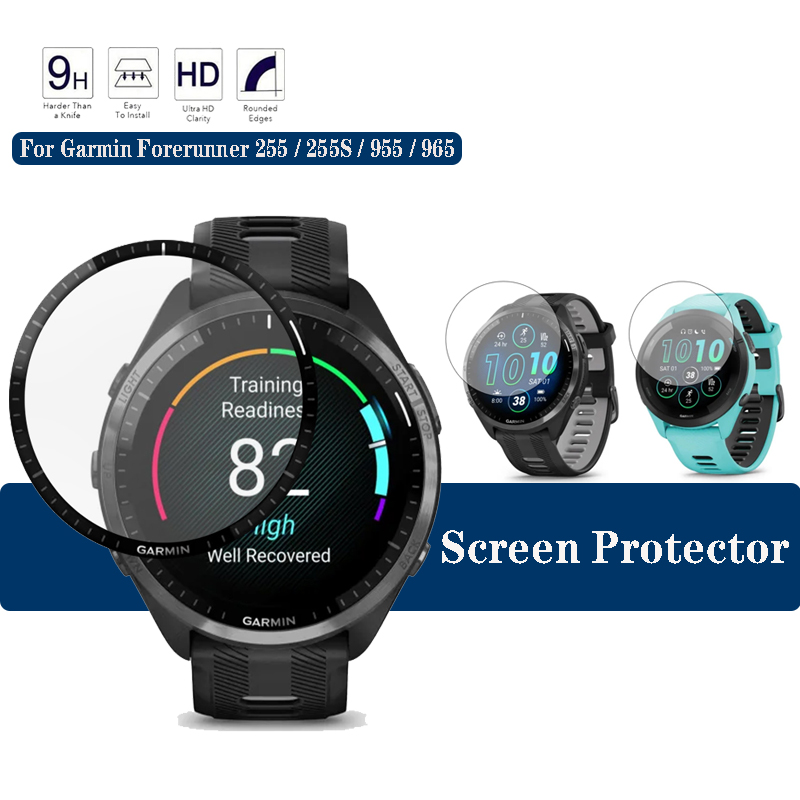 3D PMMA/Kính cường lực chống đầu miếng bảo vệ màn hình cho Garmin Forerunner 255 255S 955 965