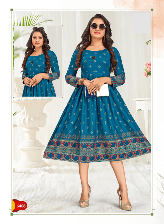 anarkali style kurtis