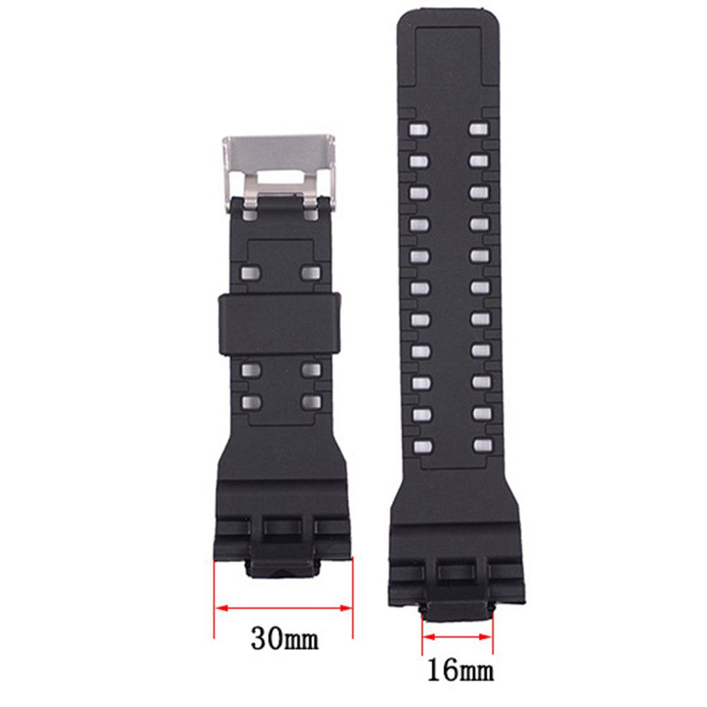 Để Sử Dụng 16Mm Dây Đeo Đồng Hồ Thay Thế Bằng Cao Su Silicon Với Ga-110Gd120Ga-100Ga-100C Casio Dây Đeo Đồng Hồ Có Thể Điều Chỉnh Dây Đeo Cổ Tay Cho GA-110GD120GA-100GA-100C Casio