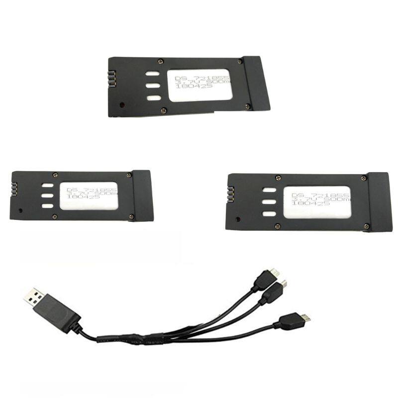 Drone rechargeable battery e58 3.7v 500mah battery lacement parts for folding 4 axis uav