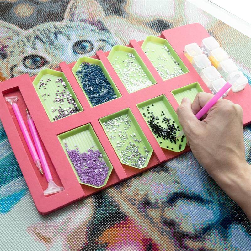 Diamond Painting Tray Organizer Holder DIY Diamond painting kits Painting with Diamand Accessory Christmas Gift