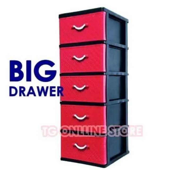 5 Tier Plastic Drawer Cabinet Storage Cabinet Drawer Laci