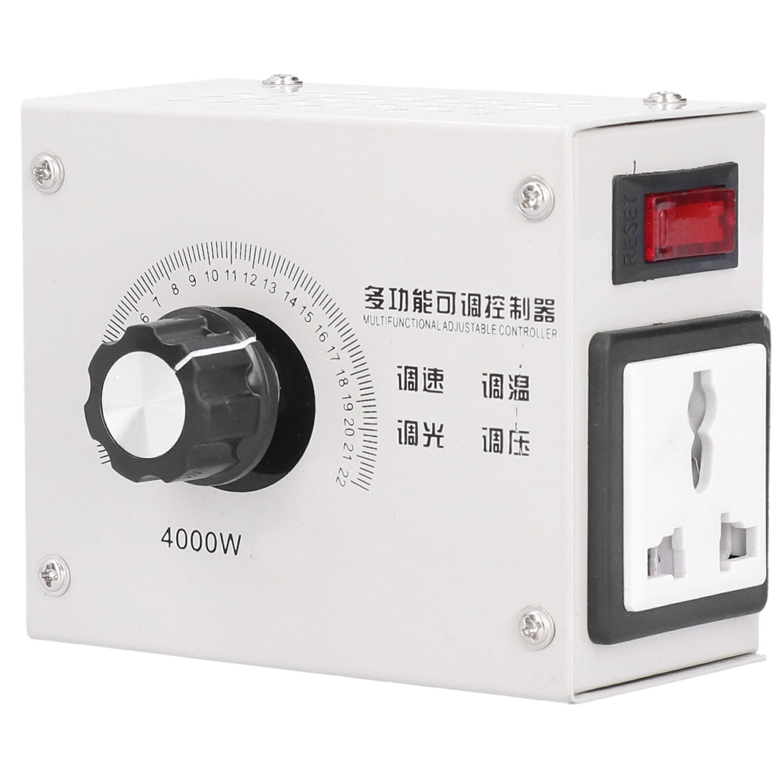 4000W SCR Voltage Regulator Dimmer High Power Electronic Thyristor Controller AC110/220V U.S. regulations