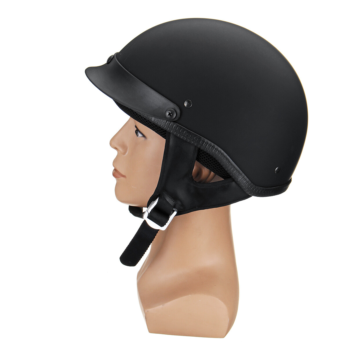 Mũ Bảo Hiểm Một Nửa Khuôn Mặt Xe Máy Phong Cách Đức Xe Tay Ga Xe Motocross Xe Đạp # M/L/XL/XXL