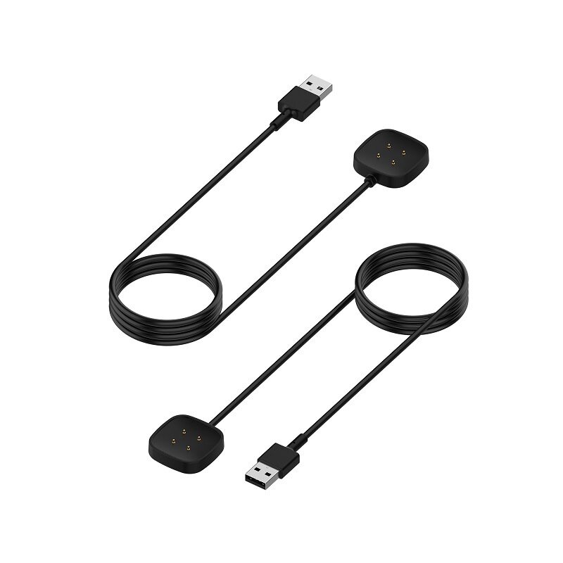 USB Data and Dock Charger for Fitbit Versa 3 /Fitbit Sense/Sense 2 /Fitbit Versa 4 Smartwatch