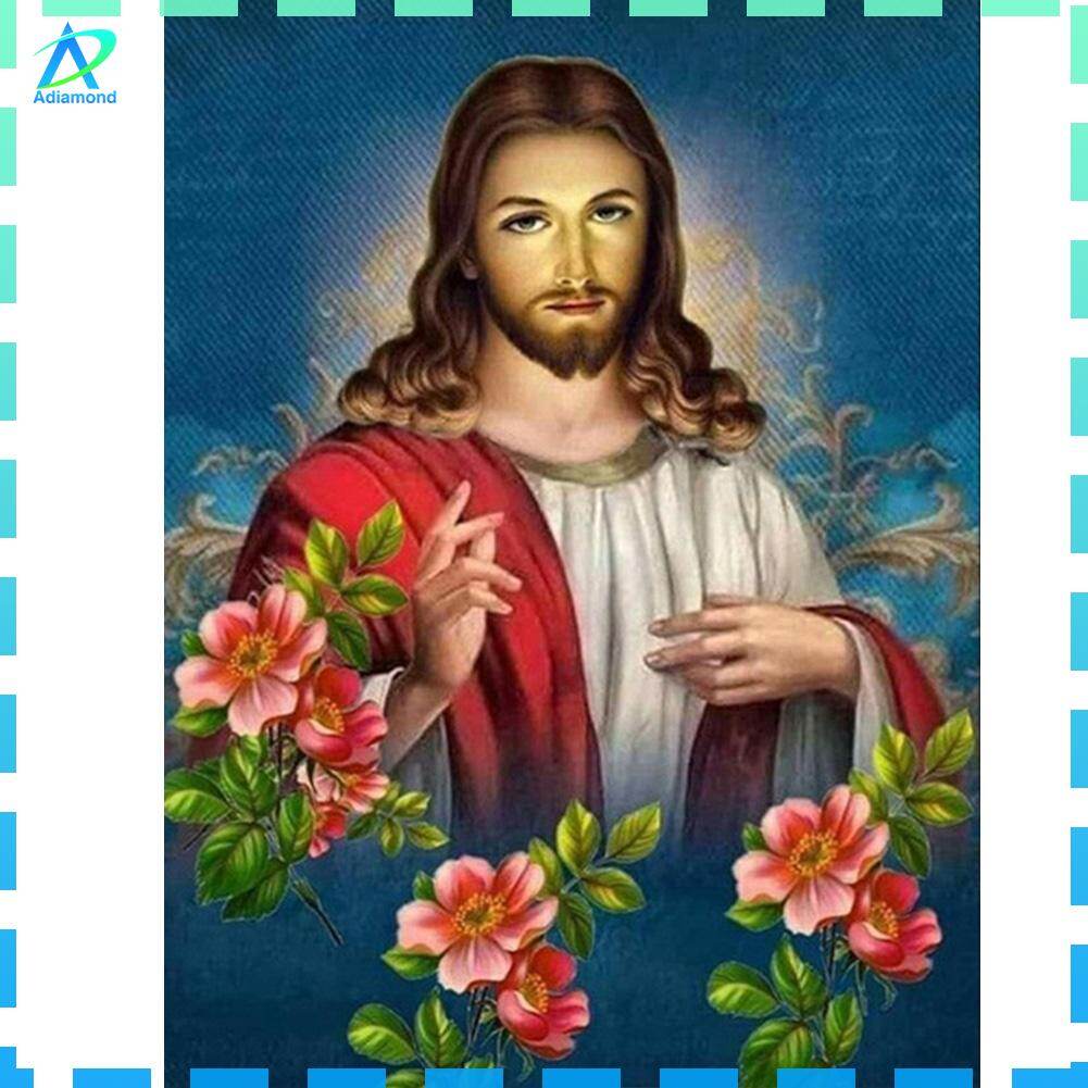 30x40cm Diamond Painting 5D DIY Jesus Full Round Drill Rhinestone Picture Kits