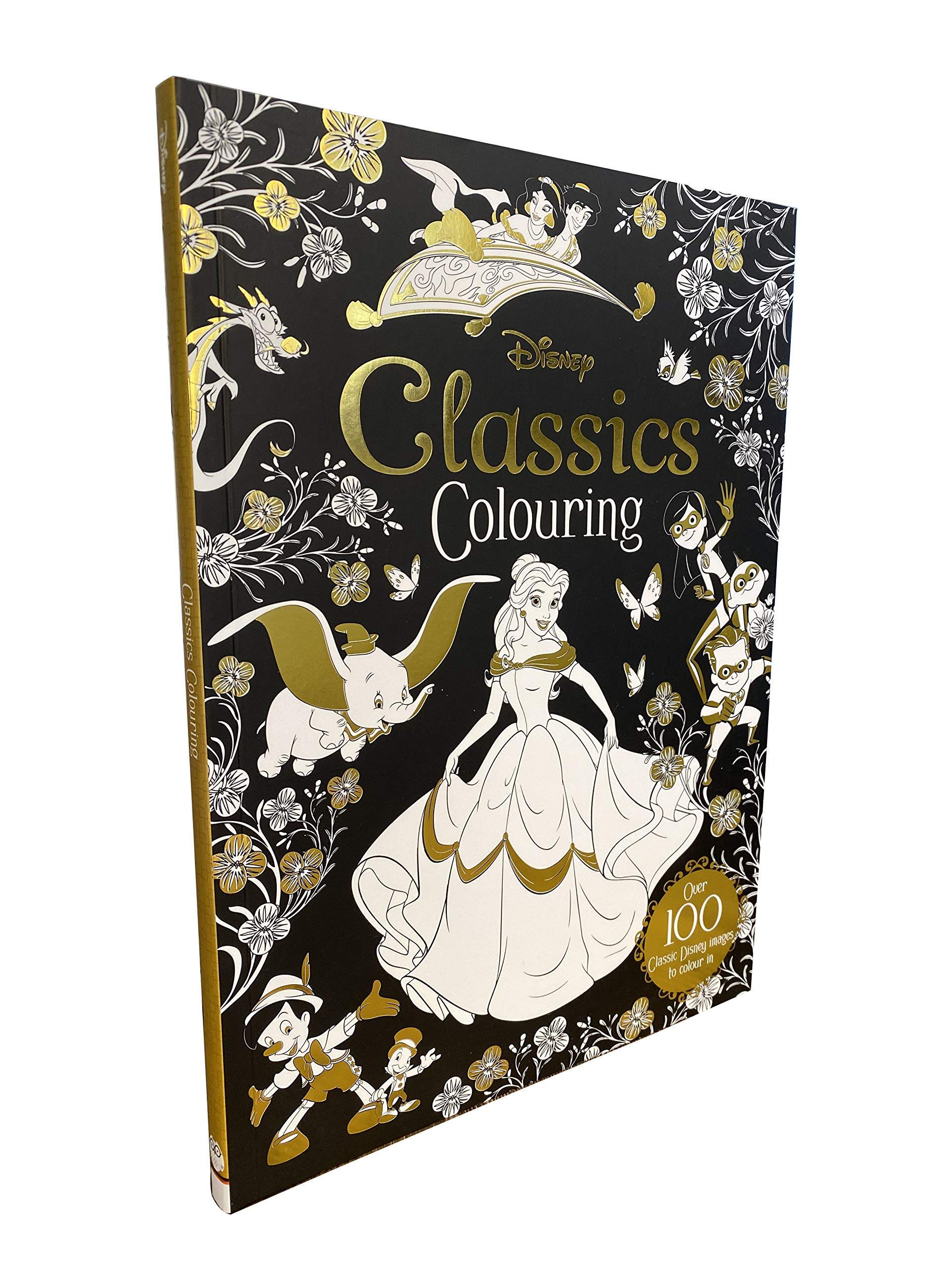 Disney Classics Young Adult Colouring Book with over 100 heart-warming  images to colour from classic Disney films