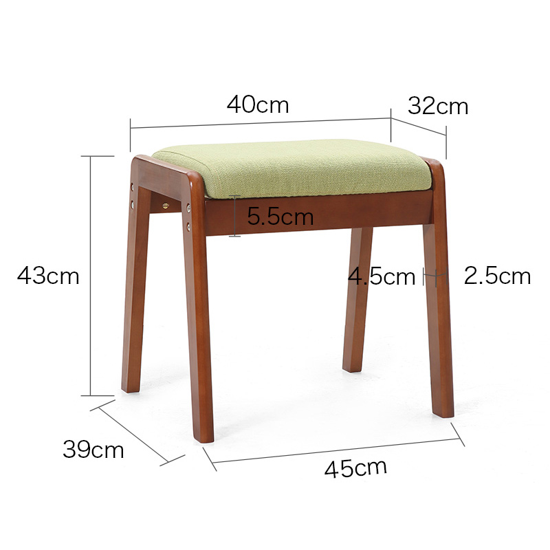45x39x43cm Solid Wood Stool Liene Seat Dining Table Stool Piano Bench Moriville Counter Dining Room Bench Lazada Singapore