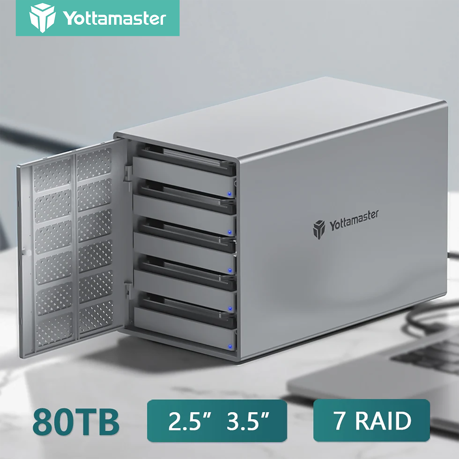510644 Yottamaster 5Bay RAID機能USB3.2
