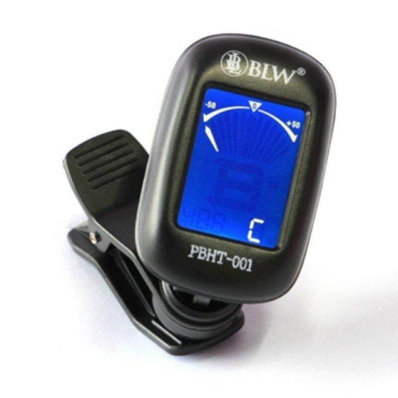 BLW Clip-on Guitar Tuner T-001 Suitable for Guitar, Ukulele, Violin dan Bass Guitar (Black) Malaysia