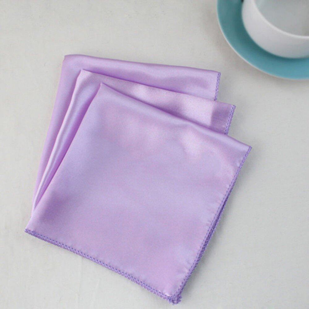 BolehDeals 10x Polyester Napkin Pocket Handkerchief Square Wedding Party Tableware 19 - Intl