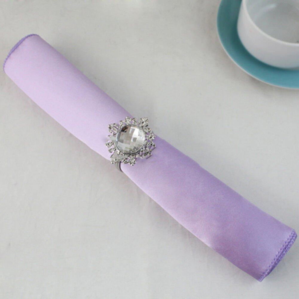 BolehDeals 10x Polyester Napkin Pocket Handkerchief Square Wedding Party Tableware 19 - Intl