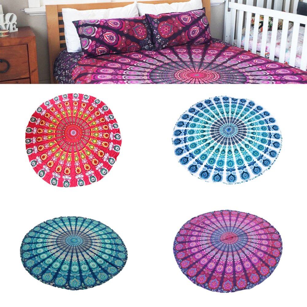 BolehDeals Indian Mandala Tapestry Hippie Wall Hanging Green Bohemian Bedspread Dorm - Intl