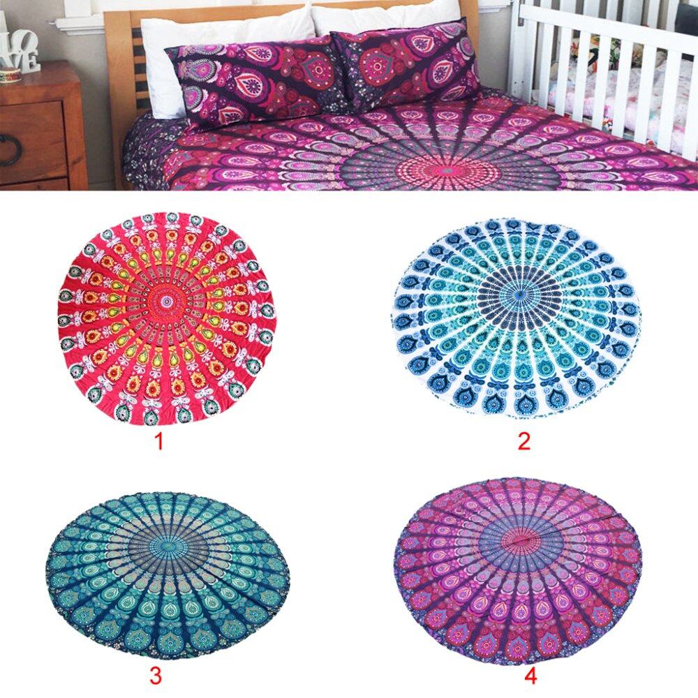 BolehDeals Indian Mandala Tapestry Hippie Wall Hanging Green Bohemian Bedspread Dorm - Intl